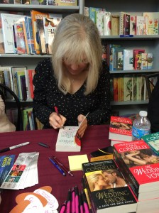 Cara Connelly thanks the smile and the signature