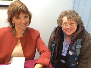 Nora Roberts and I great moment for me - I love all her books and her ability to bring characters to life.